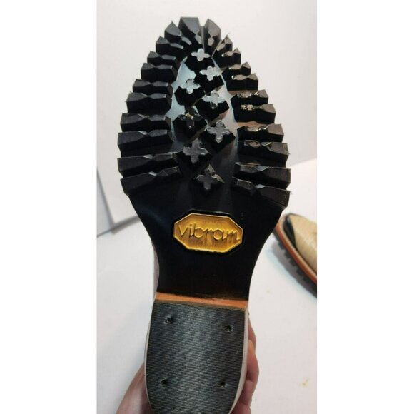 Mario Garcia Mens Handmade Custom Multicolored Lizard Boots 8.5B Oil Resistant - Picture 11 of 15